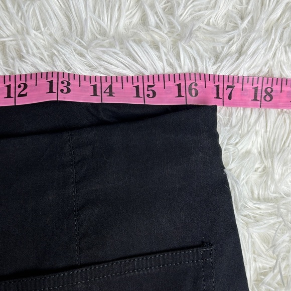 Maeve The Colette Ruffle-Hem Crop Wide-Leg Pants - Black - Picture 8 of 11